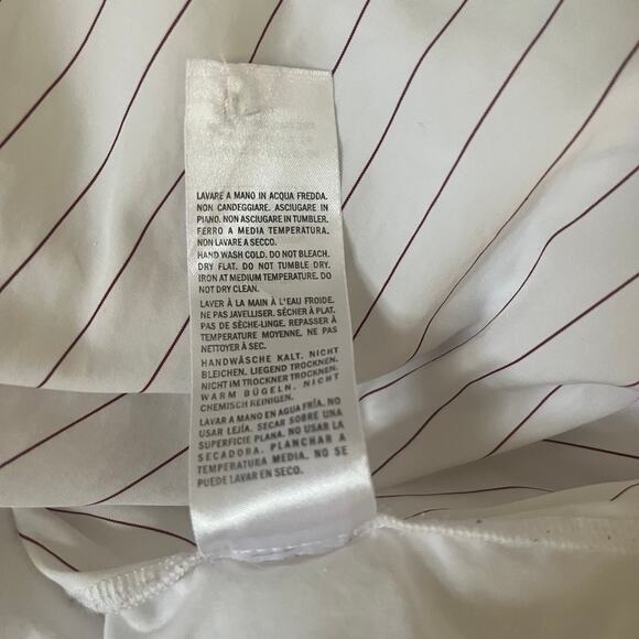 Antonelli Boxy Oversize Button Up Shirt Size 44 US 8 Made in Italy - Picture 13 of 14